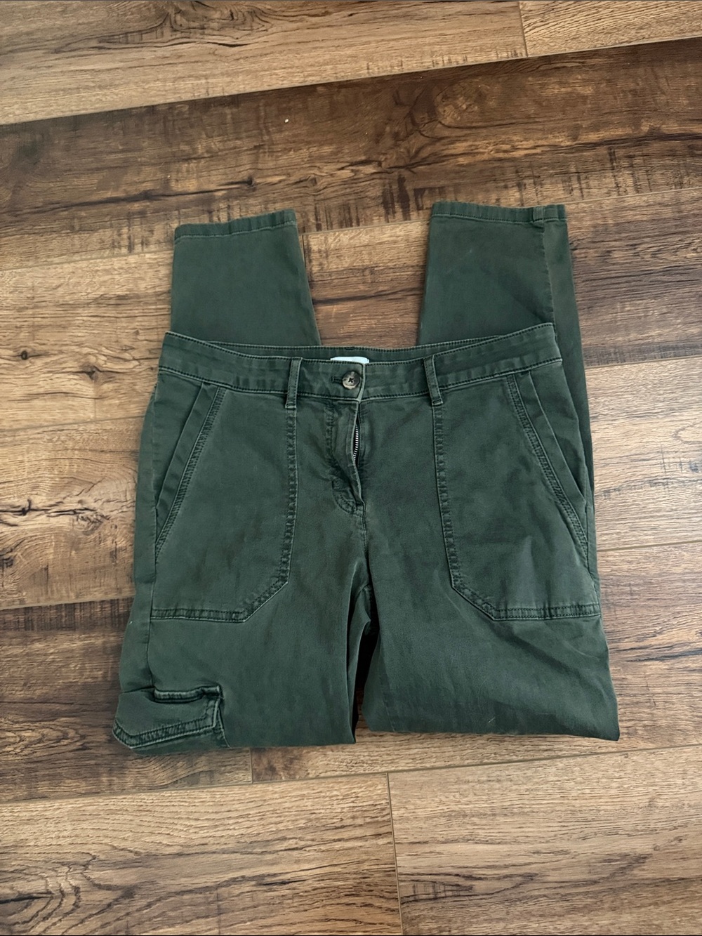J Jill women’s Olive Green Utility Pants size 8